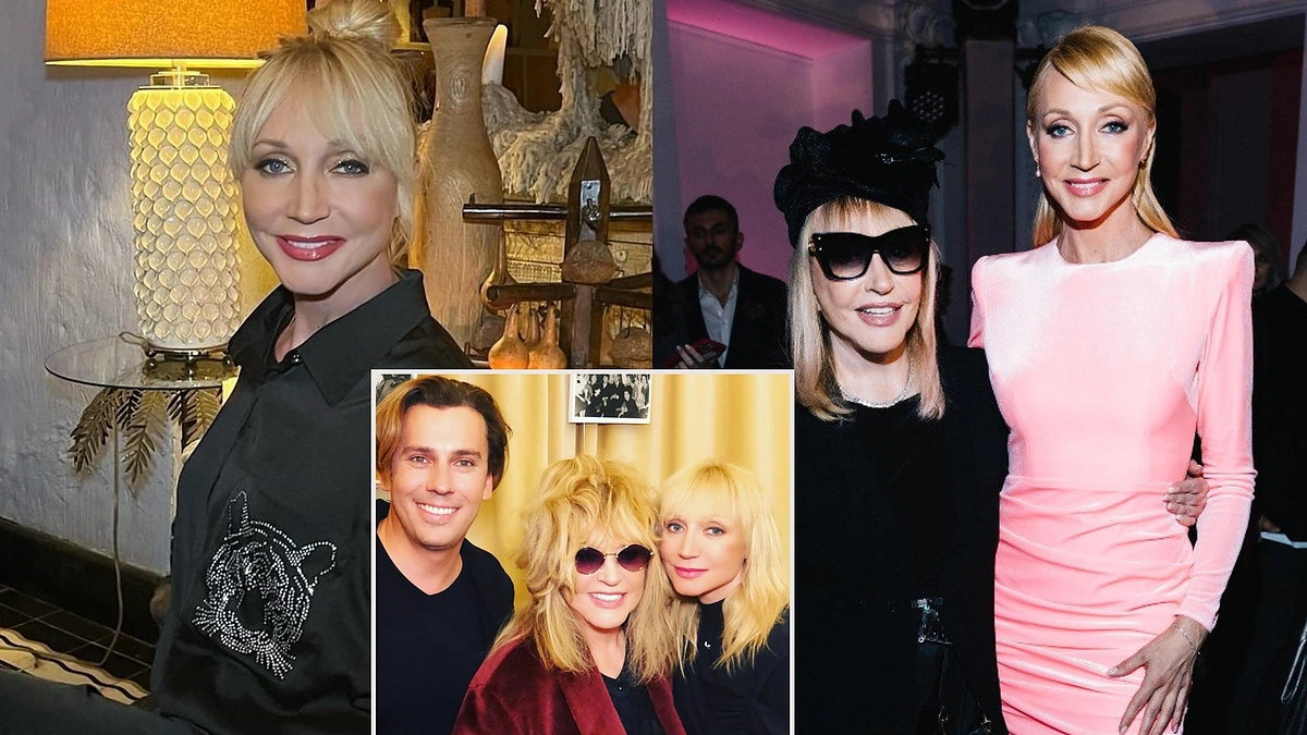 Kristina Orbakaitė su mama Ala Pugačiova / Socialinių tinklų nuotr.