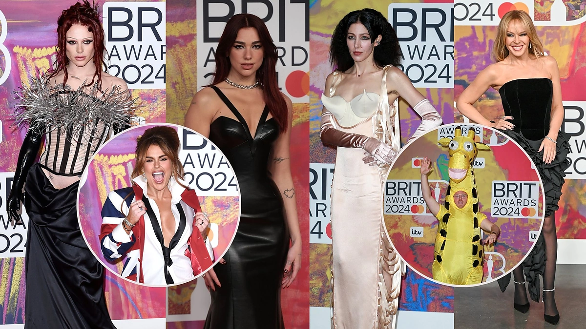 2024-ųjų Britų muzikos apdovanojimų raudonasis kilimas / Vida Press nuotr.