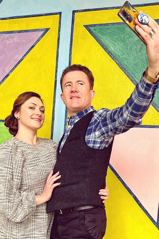 Dianos Gaičiūnaitės-Dirmės ir Virgilijaus Dirmos viešnagė Airijoje / Asmeninio albumo nuotr.