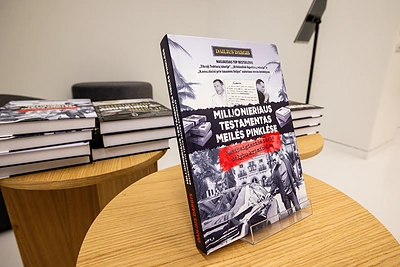 Susitikimas su knygų autoriumi Dailiumi Dargiu „Kriminalinis Kaunas 1990–2024-ieji“ / Teodoro Biliūno / BNS nuotr.