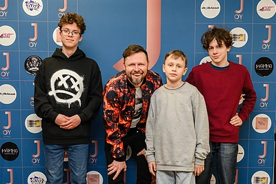 Žinomi tėčiai su vaikais mėgaujasi temine „DaddyJoy“ popiete / Loretos Kondratės nuotr.