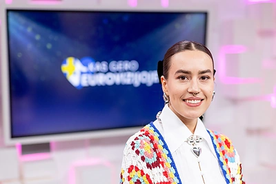 Laidoje „Kas gero „Eurovizijoje“ – Evgenya Redko / Lukas Balandis / BNS nuotr.