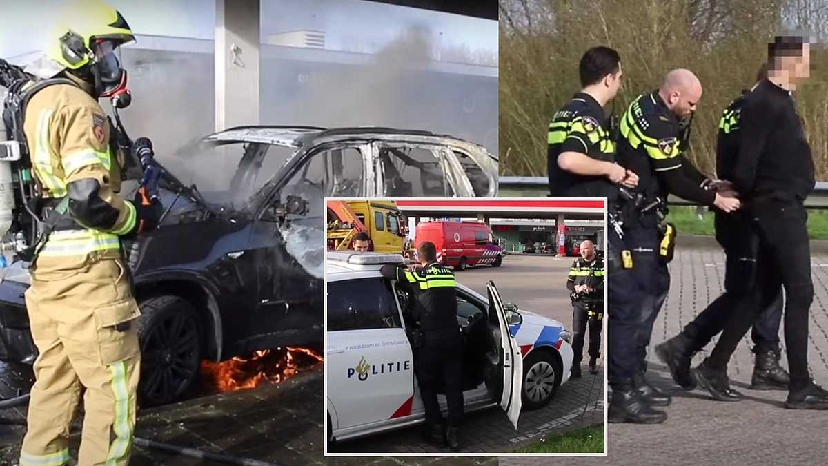 Lauryno Burovo-Maybacho sulaikymas / Stop kadras