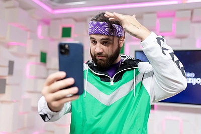 Remis Retro 15min studijoje / Gretos Skaraitienės / BNS nuotr.