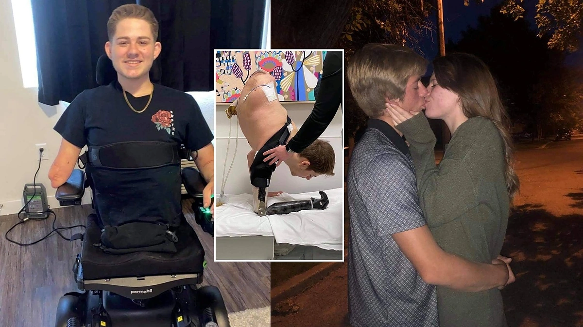 Lorenas Schauersas su žmona / AFP/„Scanpix“ nuotr.