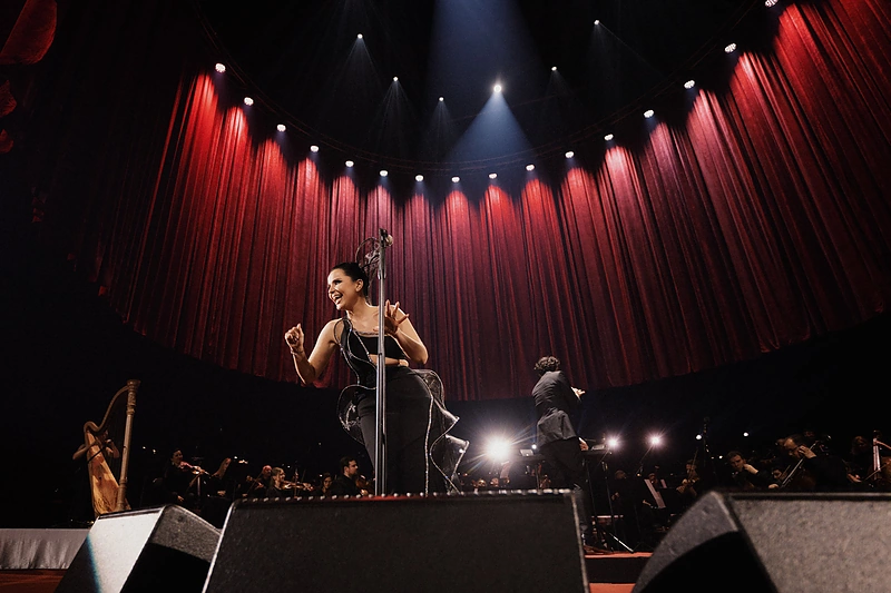 Monikos Liu koncertas Kaune su LNOBT / Gabrieliaus Jauniškio nuotr.