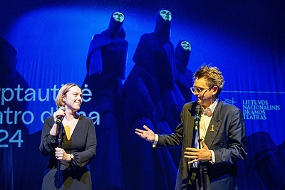 LNDT Teatro dienos proga apdovanojo geriausius savo trupės aktorius / D.Matvejev nuotr.
