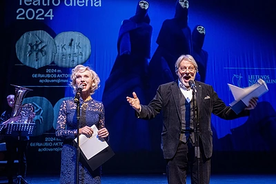 LNDT Teatro dienos proga apdovanojo geriausius savo trupės aktorius / D.Matvejev nuotr.
