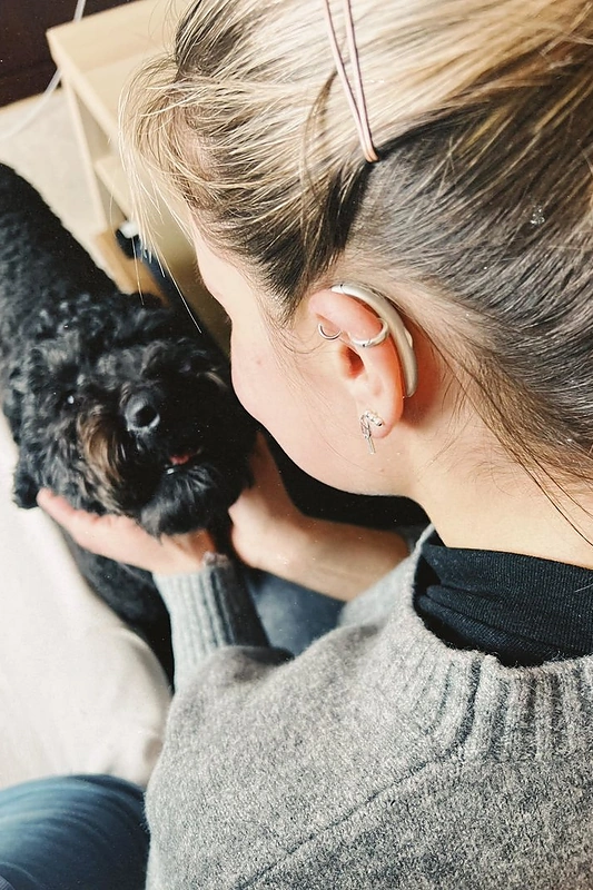 Ieva Krivickaitė su vedle Fėja / Asmeninio archyvo nuotr.