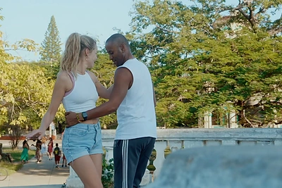 Gailė Butvilaitė su salsos partneriu Oddebi / TV3 nuotr.