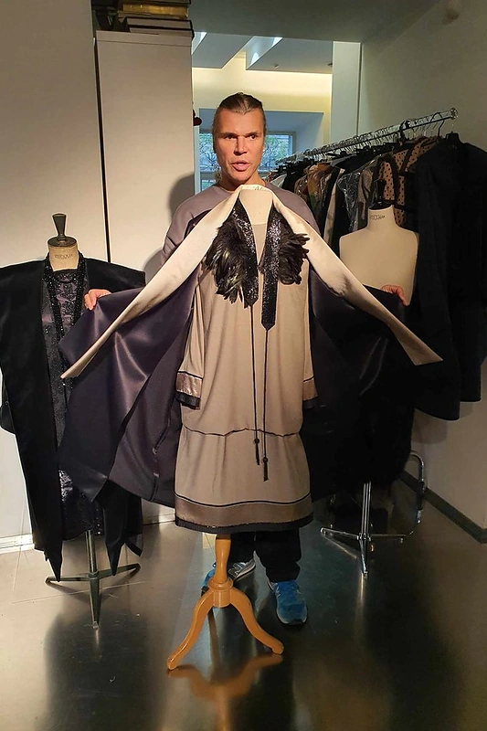 Juozas Statkevičius savo ateljė / LNDT nuotr.