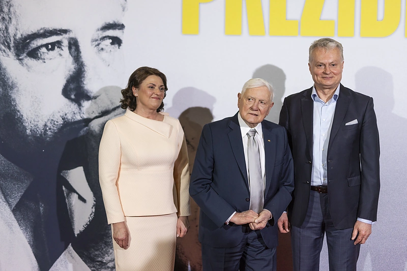 Diana Nausėdienė, Valdas Adamkus, Gitanas Nausėda / Irmanto Gelūno / BNS nuotr.