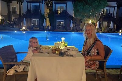 Inetos Stasiulytės atostogos su dukra Frėja / Asmeninio archyvo nuotr.