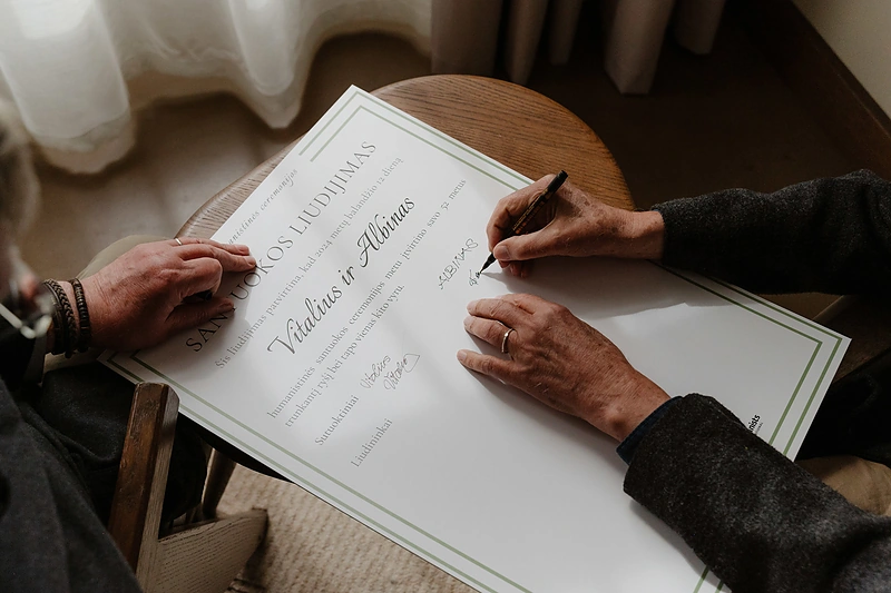 Vitaliaus ir Albino vestuvės / Erikos Gabalytės nuotr.