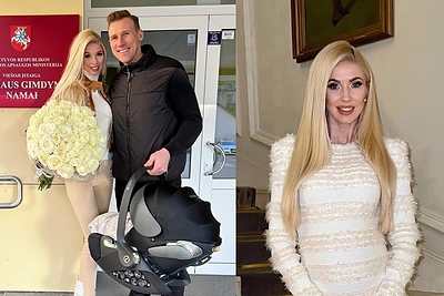 I.Stumbrienė paviešino pirmą kadrą su naujagimiu ir prabilo apie gimdymą: „Nuskausminamųjų neprireikė“