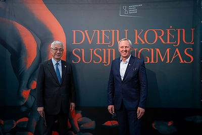Egidijus Stancikas ir Japonijos ambasadorius Lietuvoje Tetsu Ozaki / M.Uldukio nuotr.