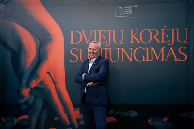 Spektaklio „Dviejų Korėjų susijungimas“ premjeros svečiai / M.Uldukio nuotr.