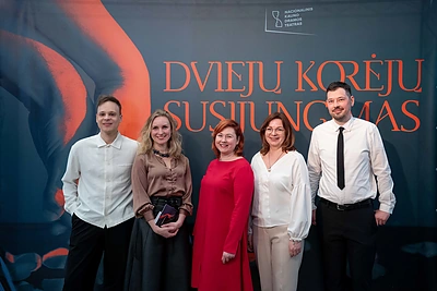 Spektaklio „Dviejų Korėjų susijungimas“ premjeros svečiai / M.Uldukio nuotr.