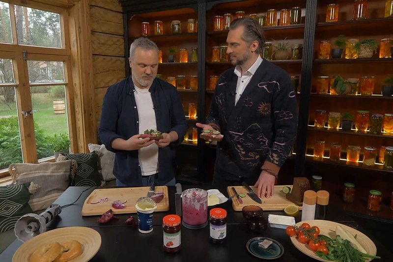 Mantas Vaitiekūnas ir Giedrius Savickas / LNK stop kadras