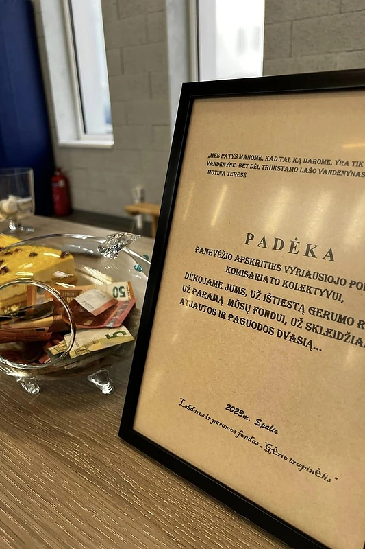 Parama „Gėrio trupinėliui“ / Asmeninio arch. nuotr.
