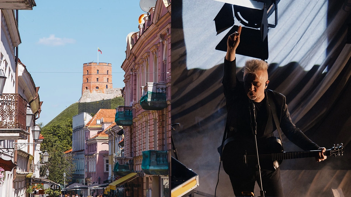 Andrius Mamontovas, Gedimino pilies kalnas / Gabrieliaus Jauniškio nuotr.