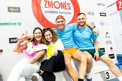 ŽMONĖS padelio turnyras / Gretos Skaraitienės / BNS nuotr.