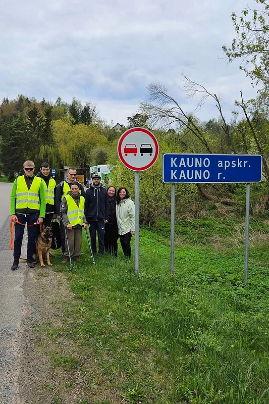 Ajanos žygio akimirka / Asmeninio archyvo nuotr.