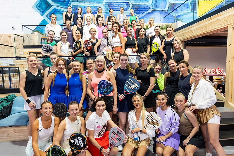 ŽMONĖS padelio turnyras / Gretos Skaraitienės / BNS nuotr.