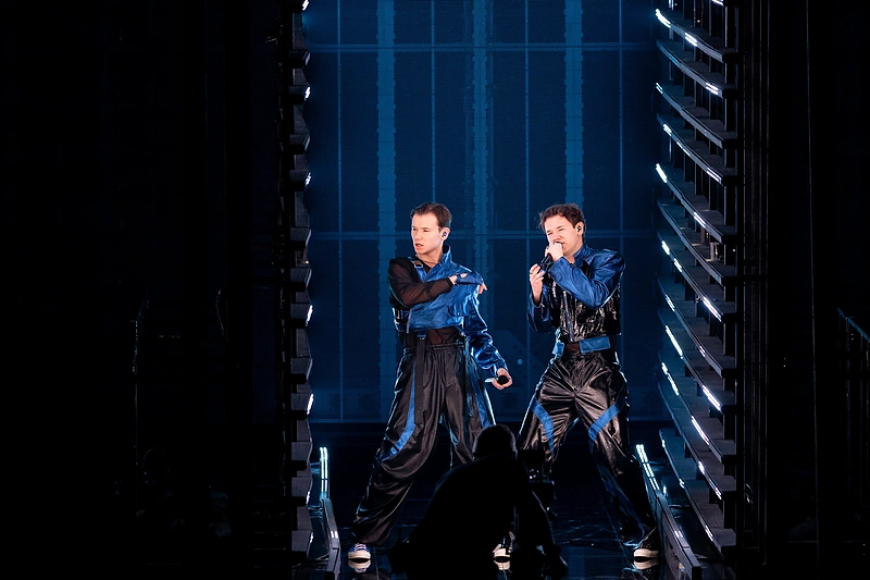 „Eurovizijos“ pirmojo pusfinalio dalyviai / Lukas Balandis / BNS nuotr.