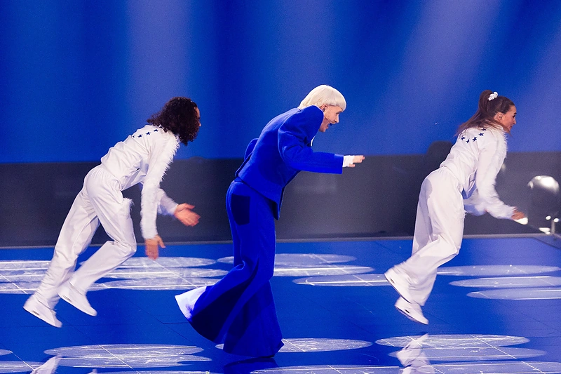 Nyderlandų atstovas Joost Klein / Lukas Balandis / BNS nuotr.