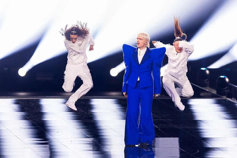 Nyderlandų atstovas Joost Klein / Lukas Balandis / BNS nuotr.