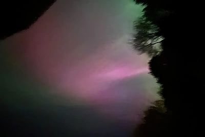 Šiaurės pašvaistė / 15 min skaitytojo nuotr.