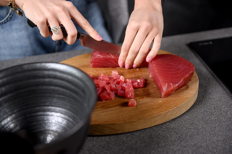 Viktorija Siegel laidoje „Virtuvės istorijos“ / V.Černiausko nuotr.