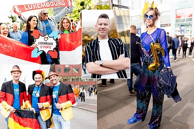 Prie Malmės arenos plūsta „Eurovizijos“ gerbėjai: tarp tūkstančio ryškių fanų – ir Makalius