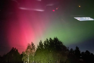 Šiaurės pašvaistė / 15min skaitytojo nuotr.