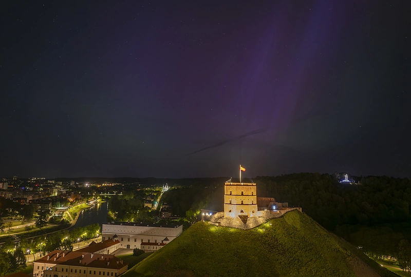 Šiaurės pašvaistė / Irmanto Gelūno / BNS nuotr.