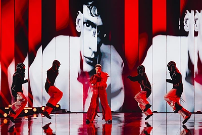 Silvester Belt „Eurovizijos“ finale / Sarah Louise Bennett/EBU nuotr.