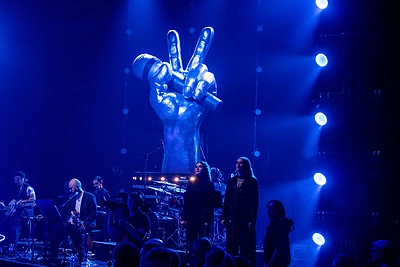 „Lietuvos balsas. Kartos” finalas Kauno „Žalgirio“ arenoje / Teodoro Biliūno / BNS nuotr.