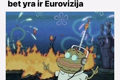 Interneto šmaikštuolių pokštai apie „Euroviziją“
