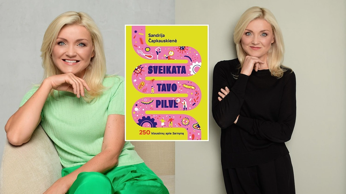 Sandrija Čapkauskienė ir jo knyga / Redos Mickevičiūtės nuotr.