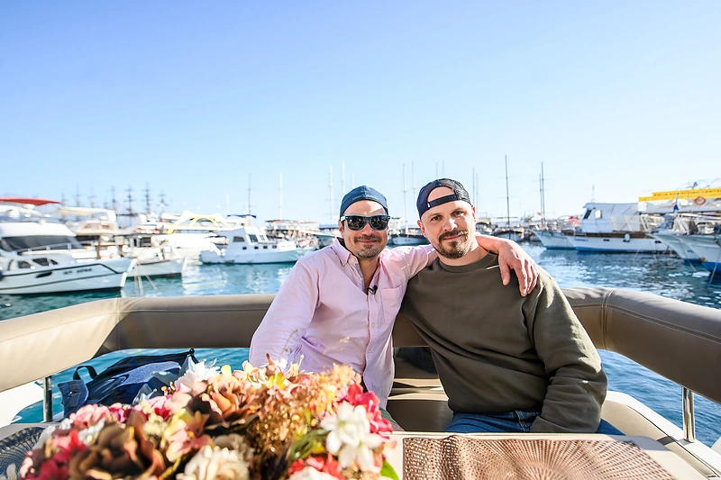 Audrius Bružas ir Leonardas Pobedonoscevas / Tomo Petrovskio nuotr.