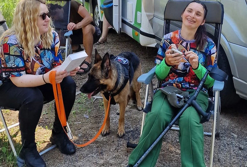 Ajana Lolat-Pažarauskienė Druskininkuose pabaigė „Svajonių žygį“ per Lietuvą / Organizatorių nuotr.