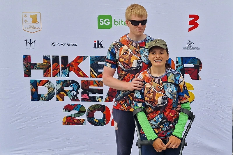 Ajana Lolat-Pažarauskienė Druskininkuose pabaigė „Svajonių žygį“ per Lietuvą / Organizatorių nuotr.