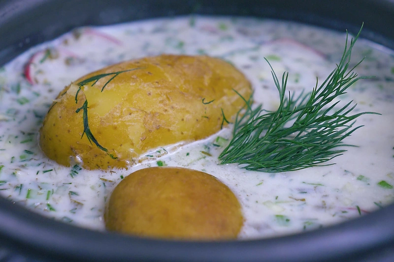 Kotrynos Starkienės šaltibarščiai / TV3 nuotr.