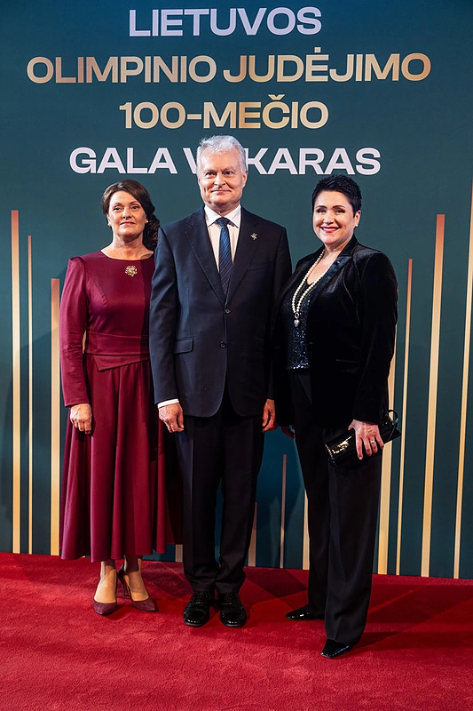 Diana Nausėdienė, Gitanas Nausėda, Daina Gudzinevičiūtė / Pauliaus Peleckio / BNS nuotr.