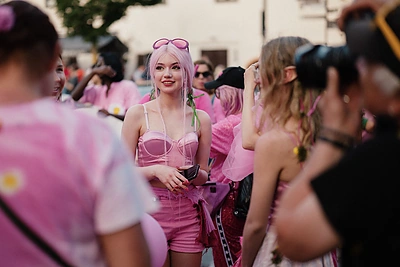 Vilniaus šaltibarščių festivalio karaliene išrinkta studentė Anastasija iš Šiaulių / „Ahoy“ nuotr.