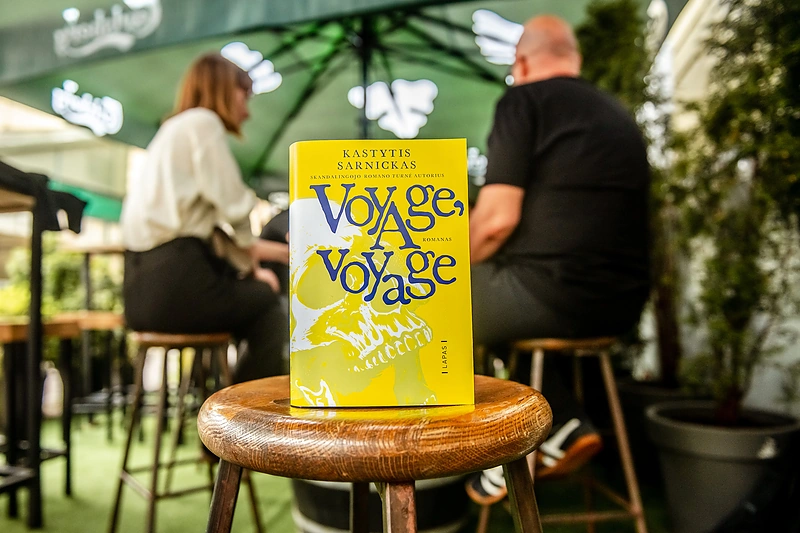 Kastyčio Sarnicko knyga „Voyage voyage“ / Dainiaus Pu nuotr.