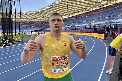 Planą „A“ įvykdęs Mykolas Alekna: apie nejaučiamą spaudimą ir daug žadančią brolio formą