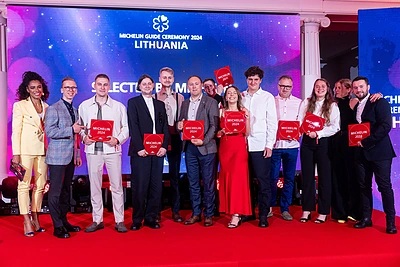 „Michelin“ gido įvertinimo paskelbimas Vilniuje / Pauliaus Peleckio / BNS nuotr.