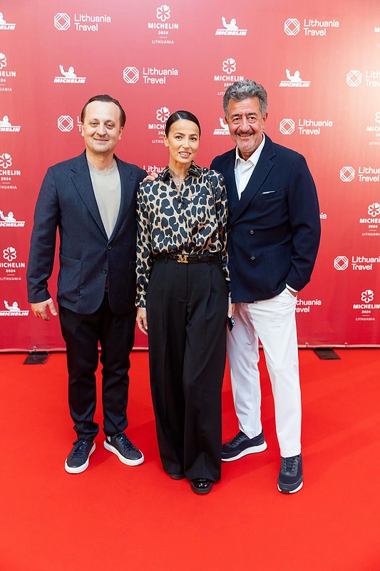 Dmitrijus Babenko, Asta Meschino, Antonio Meschino / Pauliaus Peleckio / BNS nuotr.